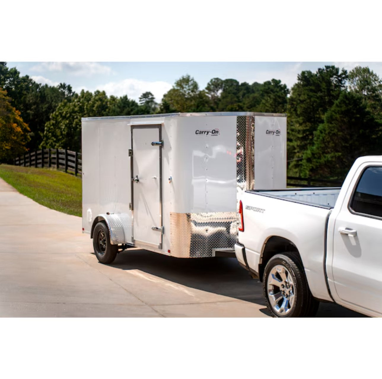 Carry-On Trailer 6-ft x 12-ft Enclosed Trailer