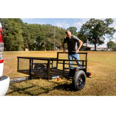Carry-On Trailer 4-ft x 5-ft Steel Mesh Utility Trailer