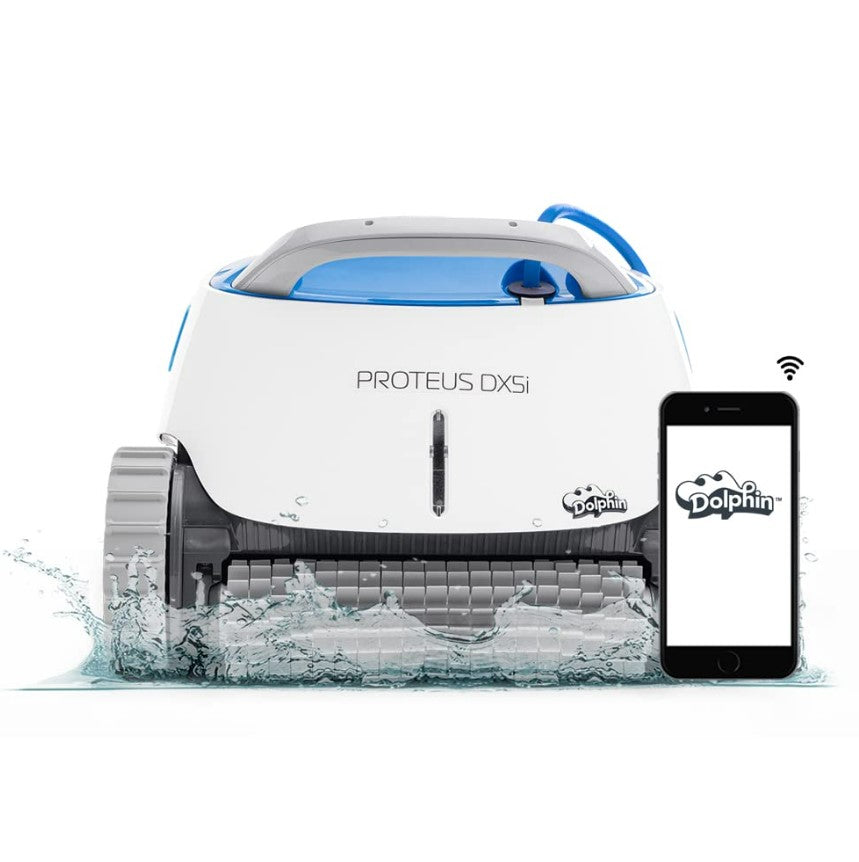 Dolphin Proteus DX5i Wi-Fi Robotic Pool Vacuum Cleaner Pools up to 50 FT