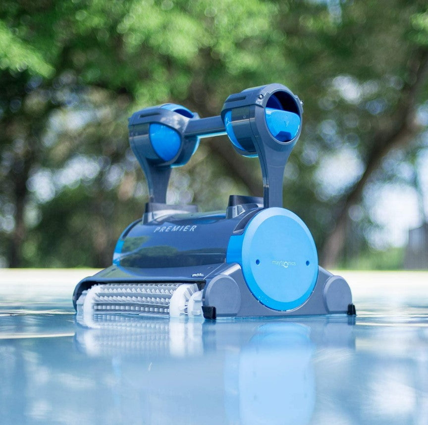 Dolphin Premier Robotic Pool Cleaner 2024 - Up to 50ft Pools