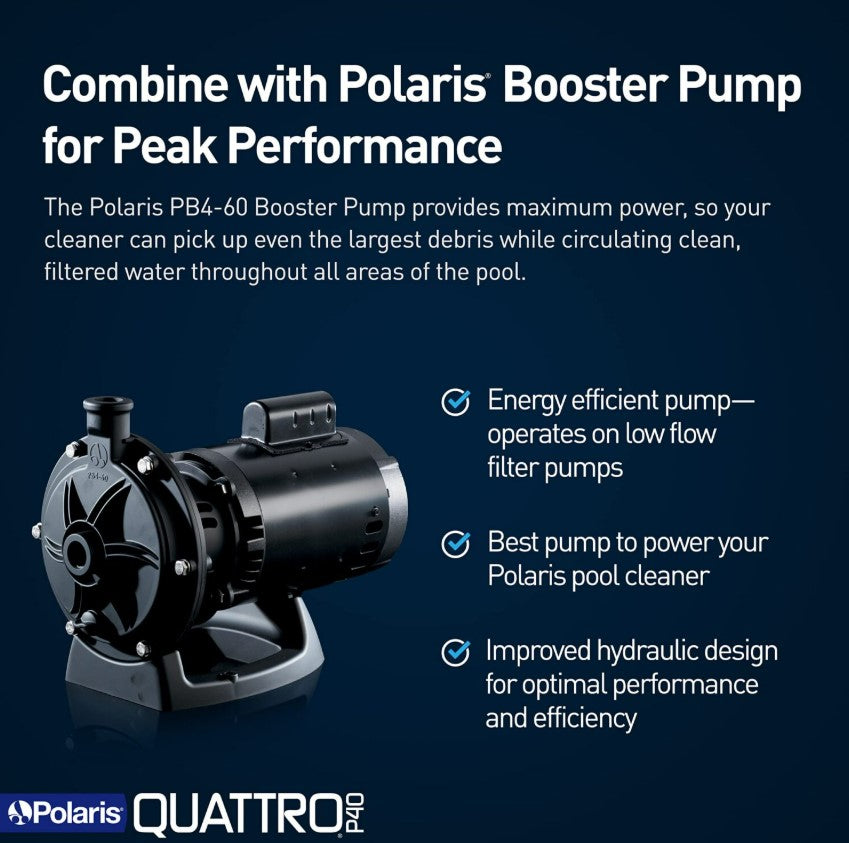 Polaris Quattro P40 Pressure Pool Cleaner for In-Ground Pools