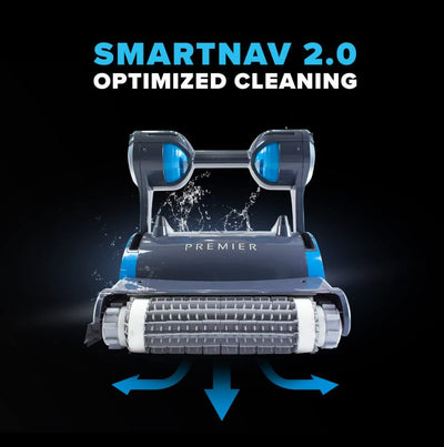 Dolphin Premier Robotic Pool Cleaner 2024 - Up to 50ft Pools