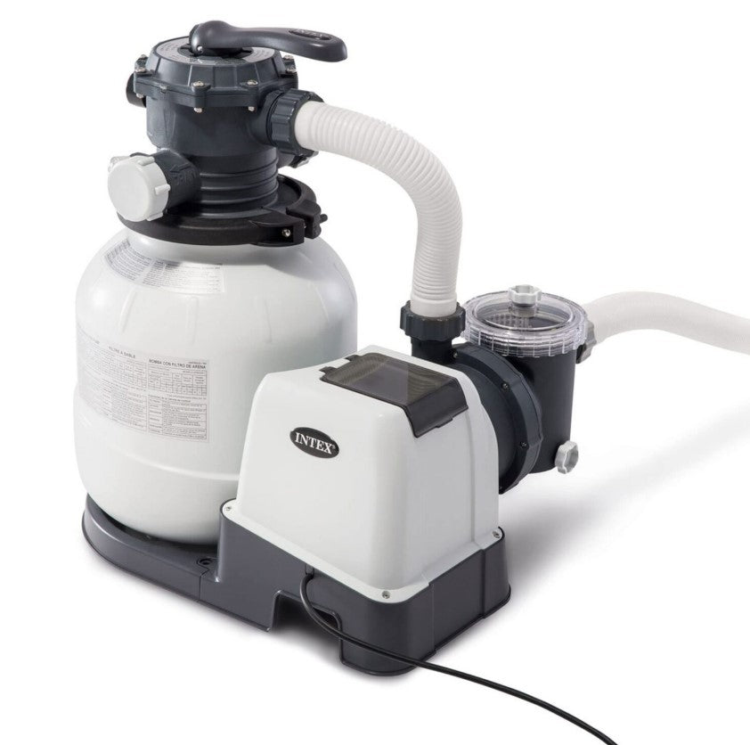 Intex 18x52 Ultra XTR Round Pool Set with Sand Filter & Cleaning Kit