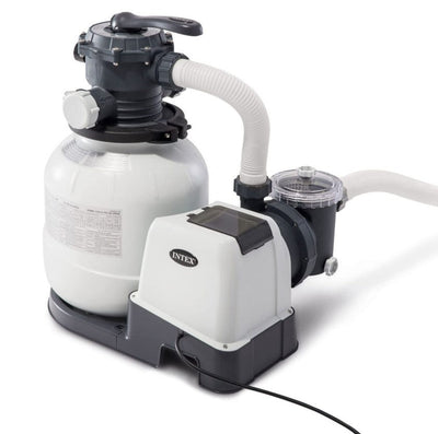 Intex 18x52 Ultra XTR Round Pool Set with Sand Filter & Cleaning Kit