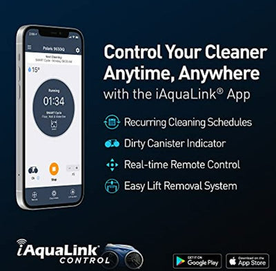 Polaris 9650iQ Sport Robotic Pool Cleaner WiFi Alexa App Control