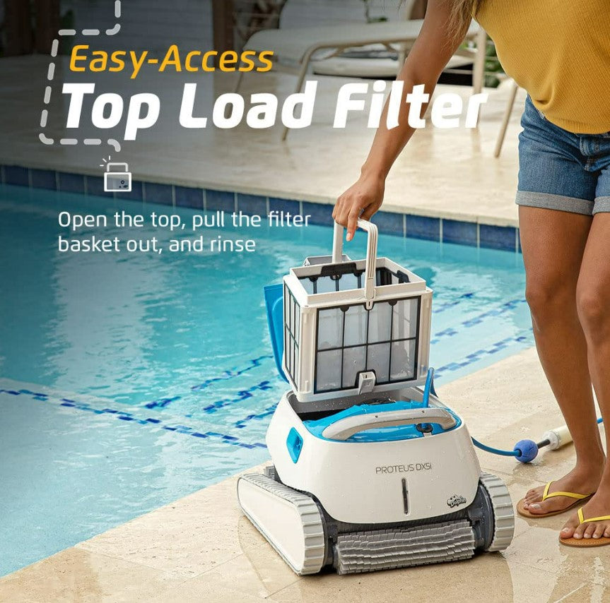 Dolphin Proteus DX5i Wi-Fi Robotic Pool Vacuum Cleaner Pools up to 50 FT