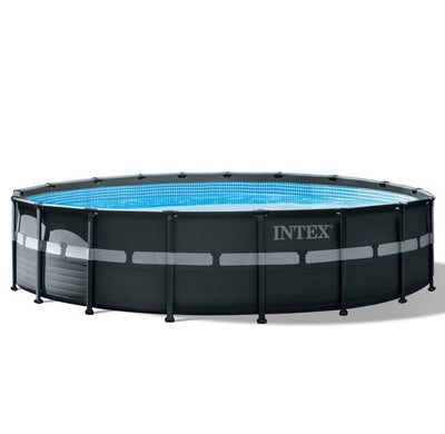 Intex 18x52 Ultra XTR Round Pool Set with Sand Filter & Cleaning Kit