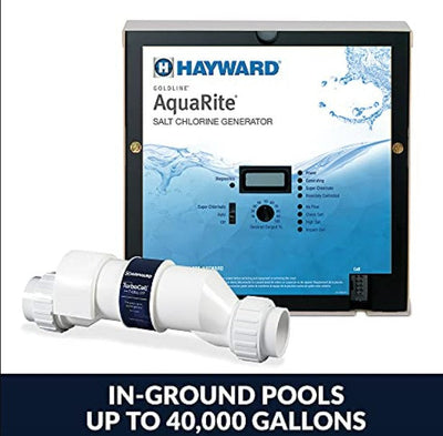 Hayward AquaRite Salt Chlorinator System for Pools up to 40000 Gal